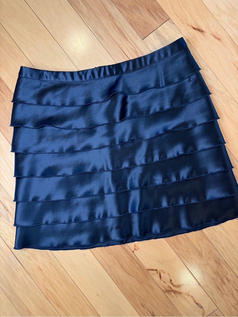 Express Black Tiered Ruffled Layered Women’s Mini Skirt